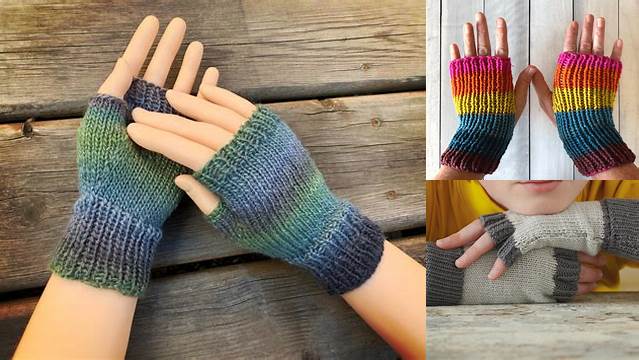 88+ Free Knitting Patterns Children's Fingerless Mittens