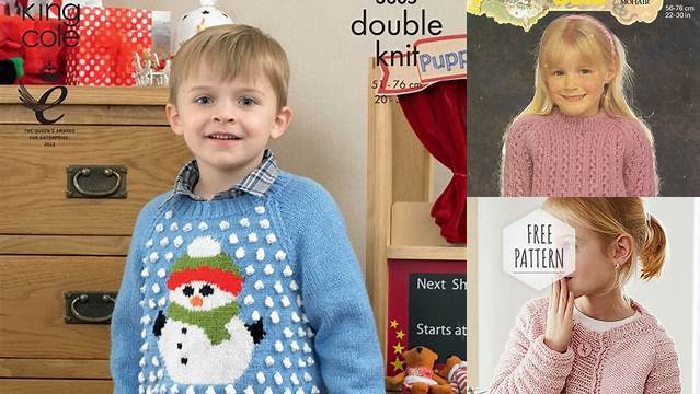 99+ Free Knitting Patterns Childrens Sweaters