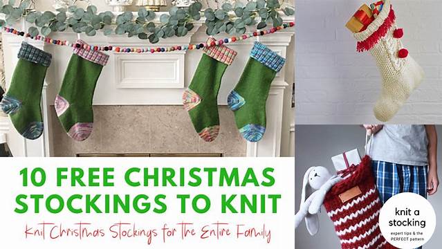 22+ Free Knitting Patterns Christmas Stockings