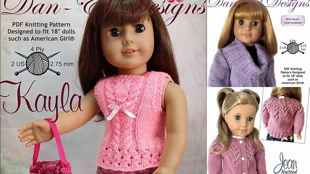 35+ Free Knitting Patterns For 18'' Dolls Clothes To Download