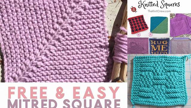 97+ Free Knitting Patterns For 6 Inch Squares For Beginners Youtube