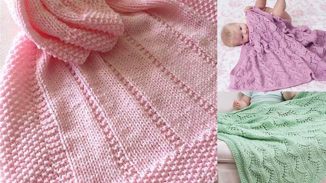 49+ Free Knitting Patterns For A Baby Blanket