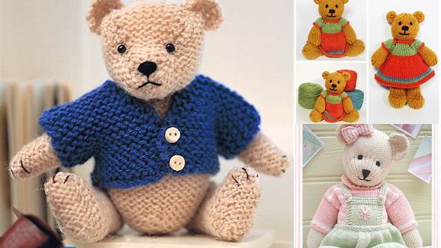 61+ Free Knitting Patterns For A Teddy Bear