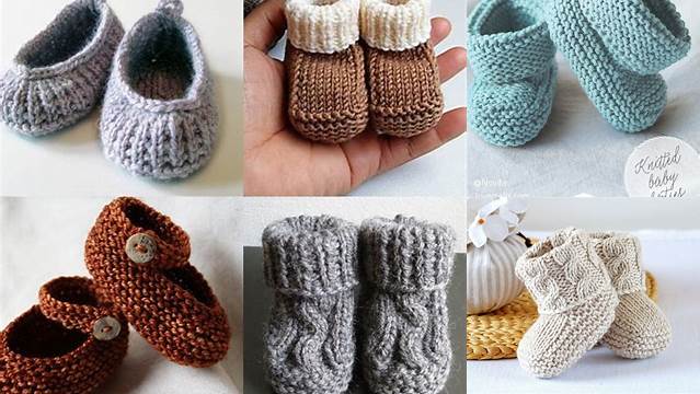 88+ Free Knitting Patterns For Babies Booties