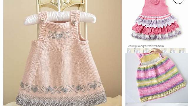 78+ Free Knitting Patterns For Babies Dresses