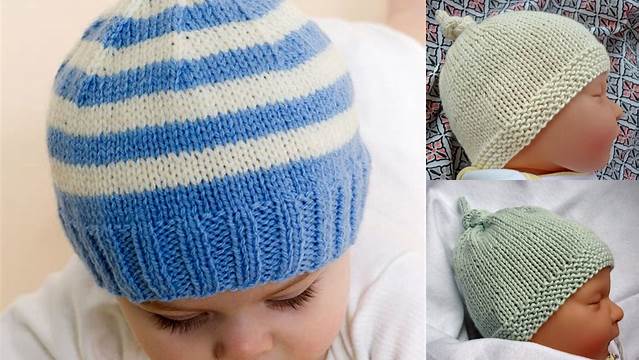 27+ Free Knitting Patterns For Babies Hats To Download