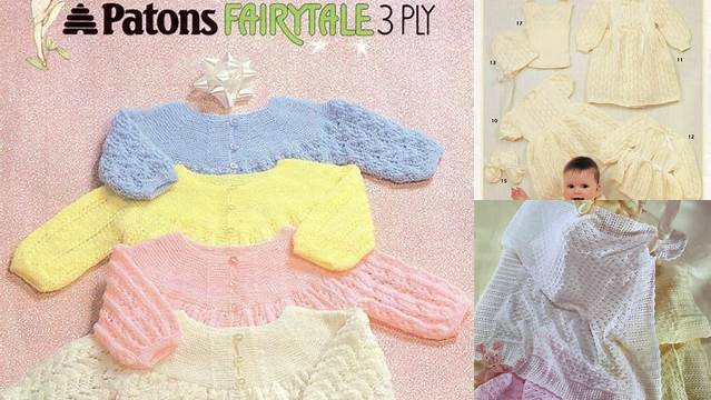 71+ Free Knitting Patterns For Babies In 3 Ply Wool