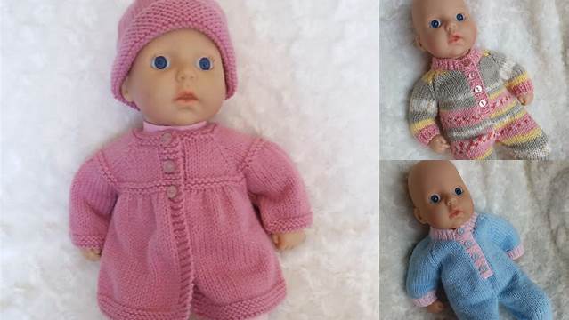 97+ Free Knitting Patterns For Baby Annabell