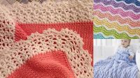 27+ Free Knitting Patterns For Baby Blanket Borders