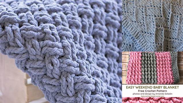 76+ Free Knitting Patterns For Baby Blanket Using Bulky Yarn