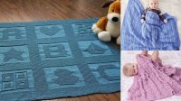 10+ Free Knitting Patterns For Baby Blankets