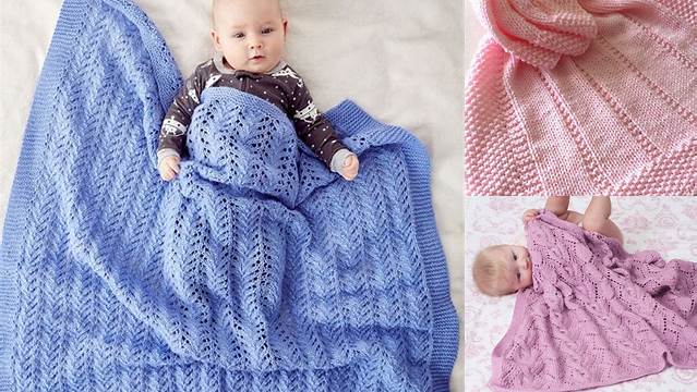 98+ Free Knitting Patterns For Baby Blankets To Download