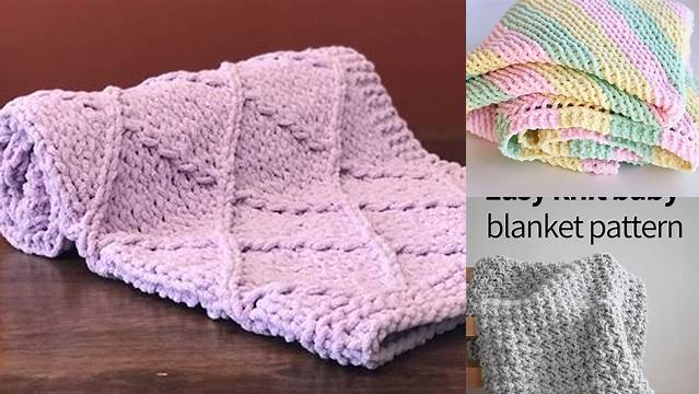 15+ Free Knitting Patterns For Baby Blankets Using Chunky Yarn