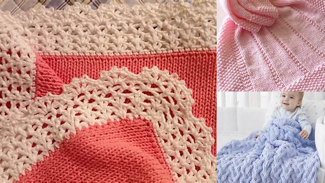 72+ Free Knitting Patterns For Baby Blankets With Borders