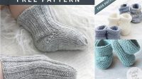 72+ Free Knitting Patterns For Baby Booties And Socks