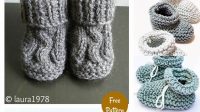 26+ Free Knitting Patterns For Baby Booties On Two Needles