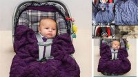 77+ Free Knitting Patterns For Baby Car Seat Blankets