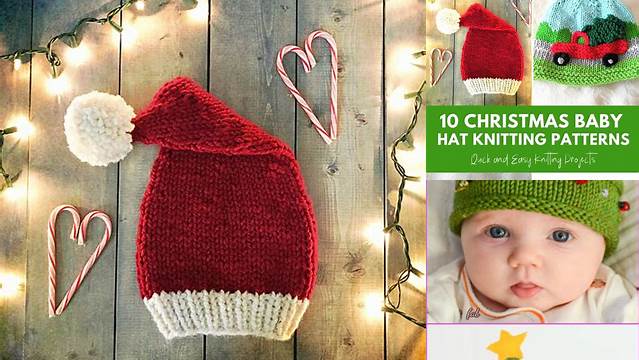 9+ Free Knitting Patterns For Baby Christmas Hats