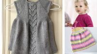 20+ Free Knitting Patterns For Baby Dresses Uk