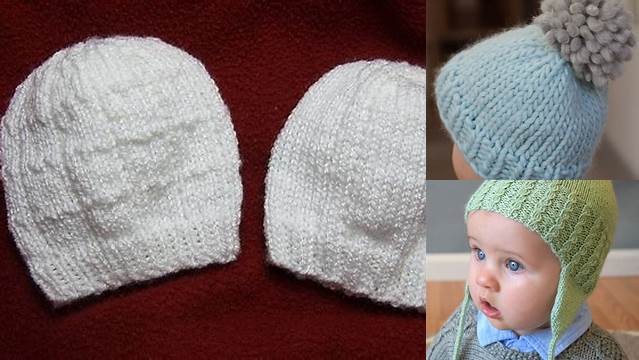 19+ Free Knitting Patterns For Baby Hats On Straight Needles 4 Ply