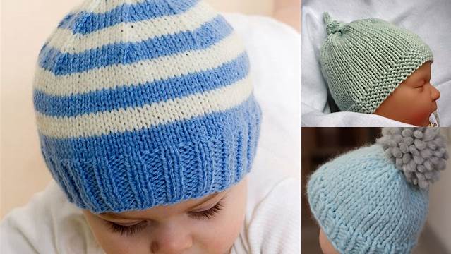 55+ Free Knitting Patterns For Baby Hats On Straight Needles