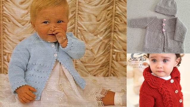 70+ Free Knitting Patterns For Baby Jackets