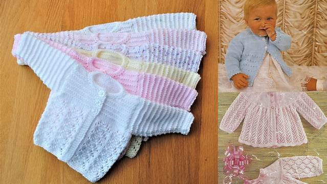 8+ Free Knitting Patterns For Baby Matinee Jackets