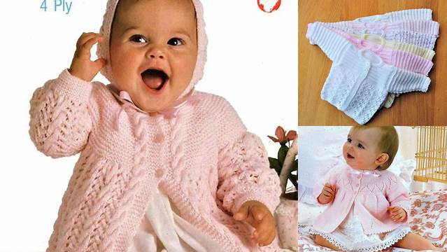 91+ Free Knitting Patterns For Baby Matinee Sets