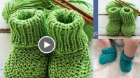 73+ Free Knitting Patterns For Baby Mittens And Booties Straight Youtube