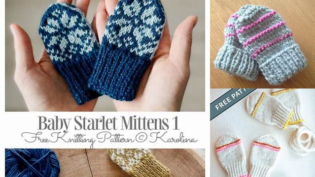 53+ Free Knitting Patterns For Baby Mittens