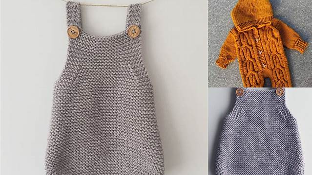 13+ Free Knitting Patterns For Baby Rompers