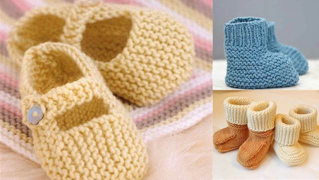 44+ Free Knitting Patterns For Baby Shoes