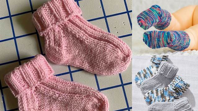 4+ Free Knitting Patterns For Baby Socks