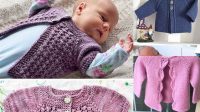 31+ Free Knitting Patterns For Baby Sweaters Knit In One Piece