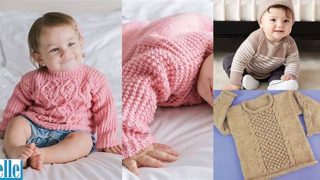 38+ Free Knitting Patterns For Baby Sweaters To Download