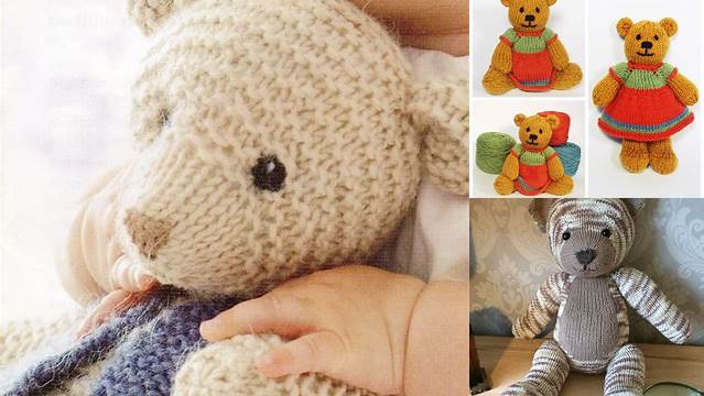 94+ Free Knitting Patterns For Baby Teddy Bears