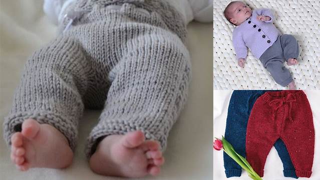 93+ Free Knitting Patterns For Baby Trousers