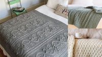 14+ Free Knitting Patterns For Bed Throws