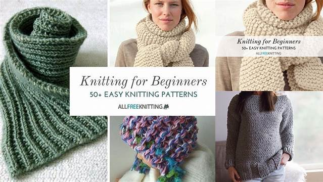 53+ Free Knitting Patterns For Beginners For Ladies