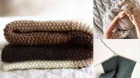 76+ Free Knitting Patterns For Blankets Straight Needles