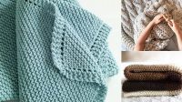 40+ Free Knitting Patterns For Blankets To Download Straight Needles