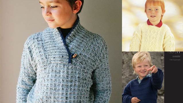 98+ Free Knitting Patterns For Boys Jumpers