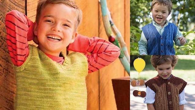 29+ Free Knitting Patterns For Boys Vest