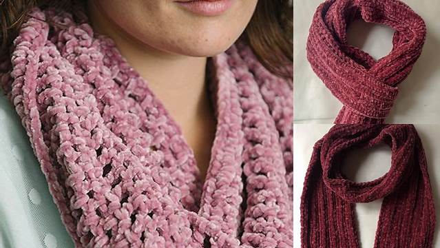 32+ Free Knitting Patterns For Chenille Yarn Scarf