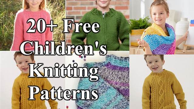 74+ Free Knitting Patterns For Children Pdf Free Download