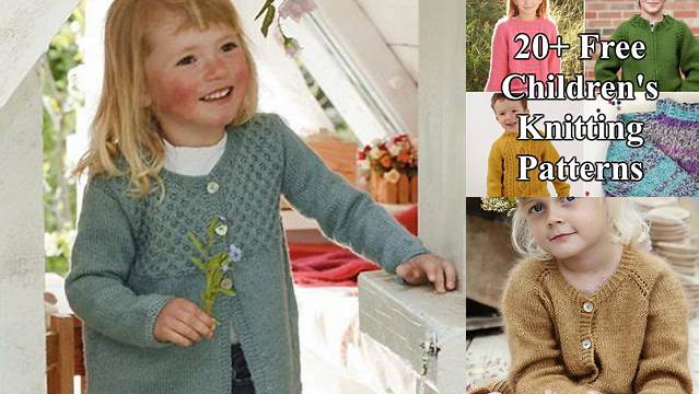 91+ Free Knitting Patterns For Children To Download Pdf