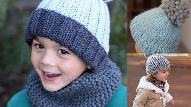 90+ Free Knitting Patterns For Childrens Hats On Straight Needles Dk