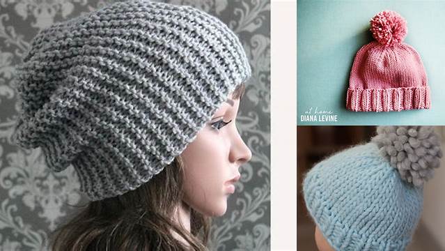 96+ Free Knitting Patterns For Childrens Hats Using 2 Needles