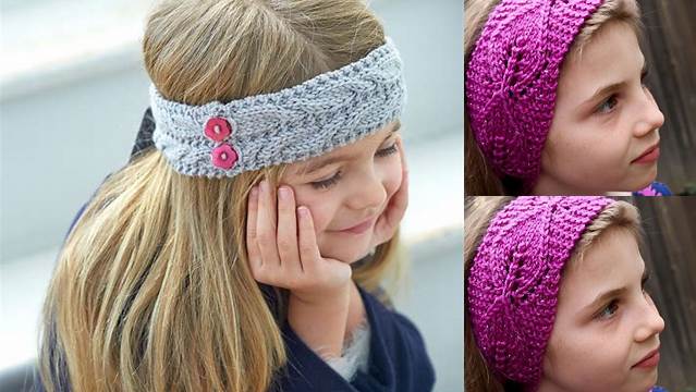 63+ Free Knitting Patterns For Children's Headbands