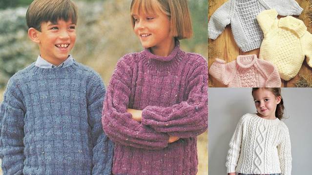 28+ Free Knitting Patterns For Childrens Jumpers